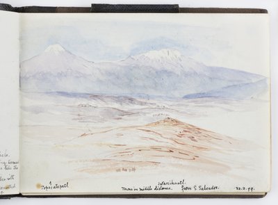 Skissbok med ritningar och anteckningar, Nord- och Sydamerika (inklusive Mexiko) av Adela Breton