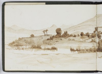 Skissbok med vattenfärger, teckningar och anteckningar, Mexiko, 1896-1898 (akvarell) av Adela Breton