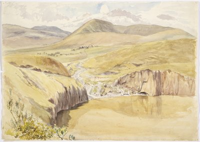 Alberea, nära Santiago del Valle, Guanajuato, Mexiko (akvarell) av Adela Breton