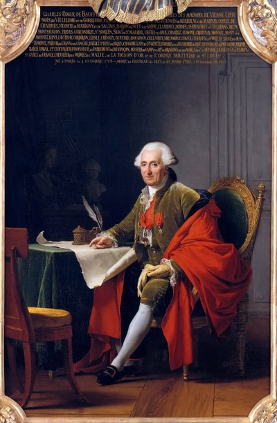 Charles-Roger, prins av Bauffremont 1713-1795 av Adelaide Labille Guiard