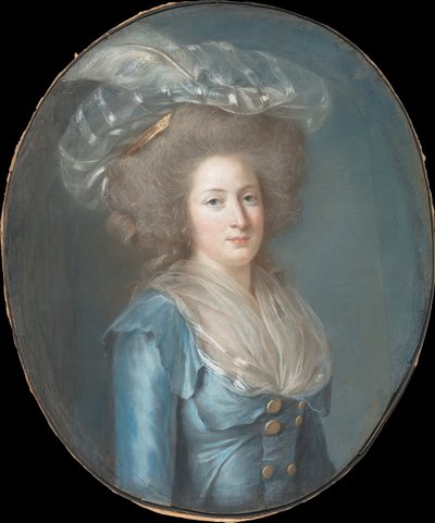 Madame Elisabeth av Frankrike 1764-1794, ca. 1787. av Adelaide Labille Guiard