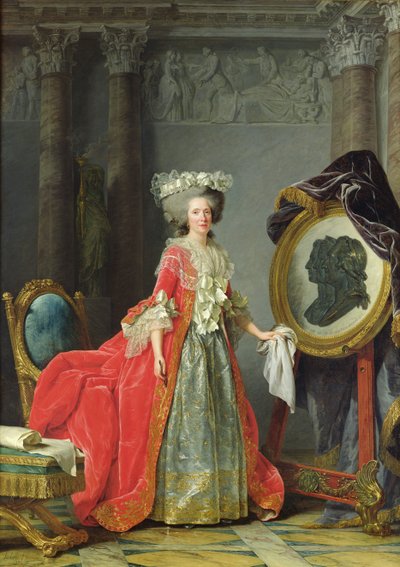Porträtt av Adelaide av Frankrike av Adelaide Labille Guiard