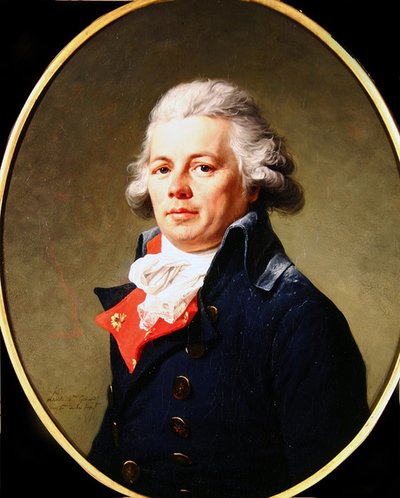 Porträtt av en man (olja på duk) av Adelaide Labille Guiard