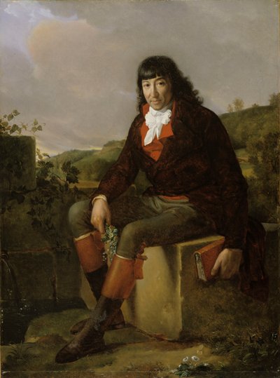 Porträtt av Louis-Marie de La Révellière-Lépeaux 1753-1824, 1797. av Adélaïde Marie Pilastre