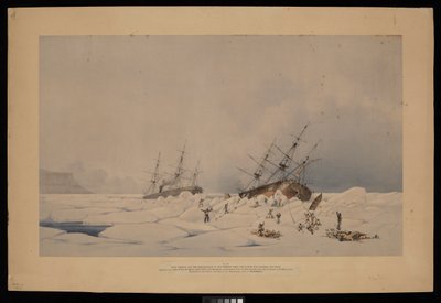 H.M.S. Phoenix och Breadalbane i det ögonblick då den senare krossades och sjönk... av Admiral Edward Augustus (after) Inglefield
