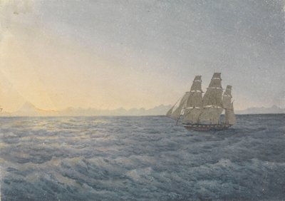 "Anderna, Aconcagua Peak 170 mil bort, 18 juni 1849 av Admiral Sir Edward Gennys Fanshawe