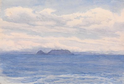 "Cape Frio [Brasilien] N genom W 1/2 W 4 mil bort. Fyr på högsta punkten