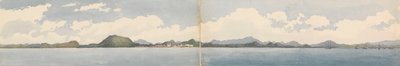 Panama, mars 1850 (akvarell) av Admiral Sir Edward Gennys Fanshawe