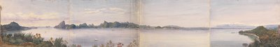 Panorama över Rio de Janeiro, Brasilien av Admiral Sir Edward Gennys Fanshawe