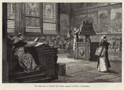 Kören för basilikan Santa Maria Novella, Florens av Adolf Closs