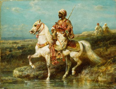 Arabisk ryttare, av Adolf Schreyer