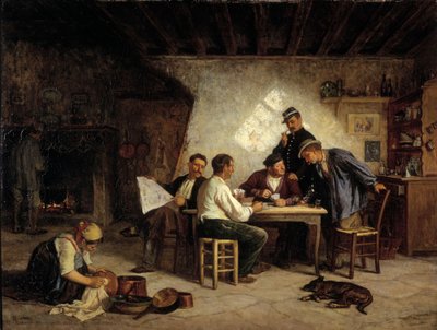 Ett spel av Piquet av Adolf von Becker