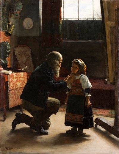 Efter modellering av Adolf von Becker