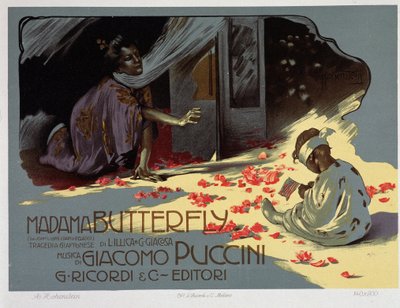 "Madame Butterfly" av Puccini av Adolfo Hohenstein