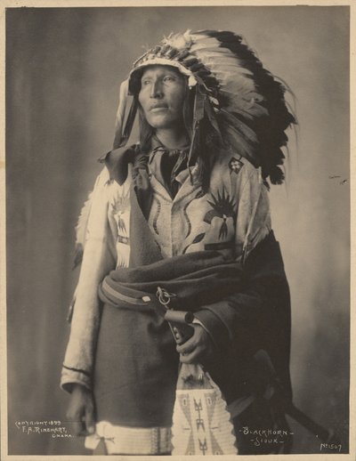 Blackhorn, Sioux av Adolph F. Muhr