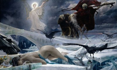 Ahasveros vid världens ände av Adolf Hiremy Hirschl