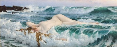 Afrodite, ca 1893 av Adolf Hiremy Hirschl