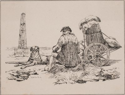 Handlaren och hans hund av Johan Adolph Kittendorff