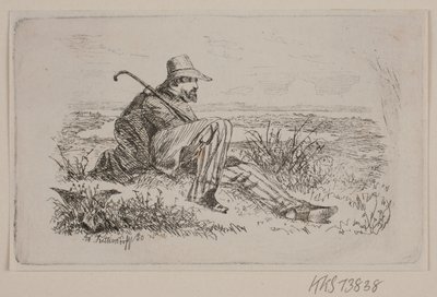 En sittande rollator av Johan Adolph Kittendorff