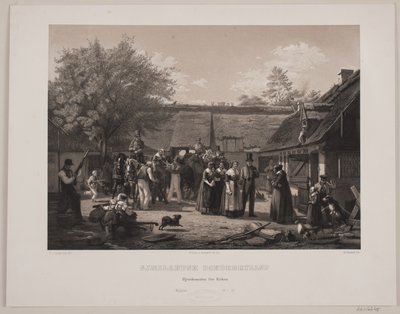 Zeeland bondbröllop av Johan Adolph Kittendorff
