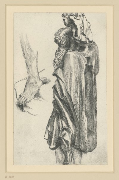 Christophorus, apostelmästaren från Freiberg, i Dresden av Adolph Menzel