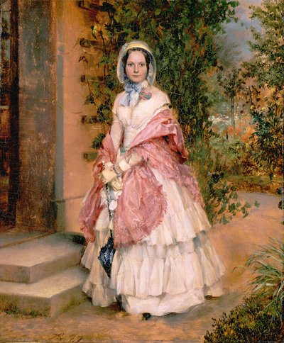Clara Ilgner (senare fru Schmidt von Knobelsdorff) av Adolph Menzel