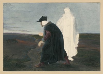 Faust och Wagner av Adolph Menzel
