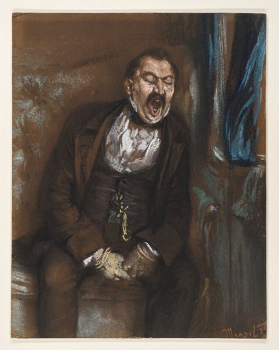 Herr i kupén av Adolph Menzel