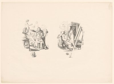 Konstnär under utbildning av Adolph Menzel