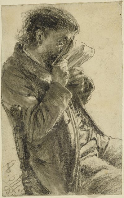 Läsande man av Adolph Menzel