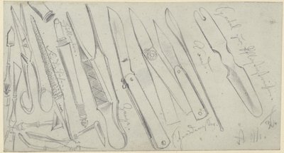 Medicinska instrument av Adolph Menzel