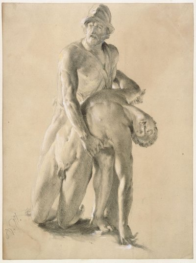 Patroklos-gruppen av Adolph Menzel