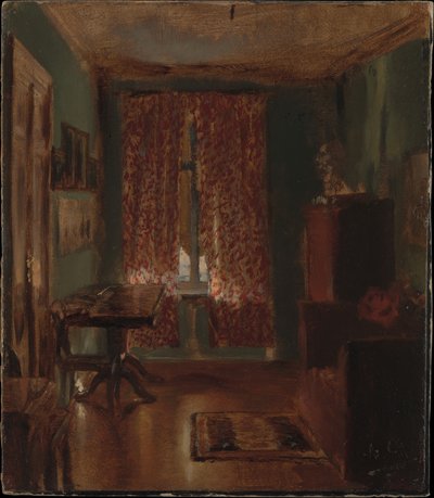 Konstnärens vardagsrum på Ritterstrasse av Adolph Menzel