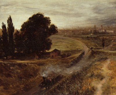 Järnvägen Berlin-Potsdam, 1847 av Adolph Menzel