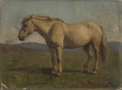 En isabellfärgad häst av Adolph Tidemand