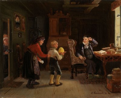 Anmälan till konfirmation av Adolph Tidemand