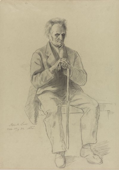 "Blinde Lars" av Adolph Tidemand