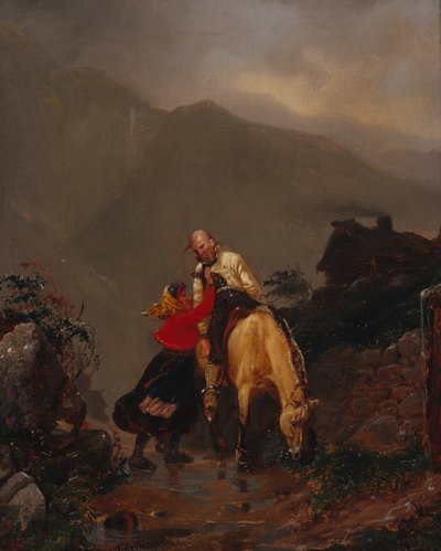 Från kyrkan av Adolph Tidemand