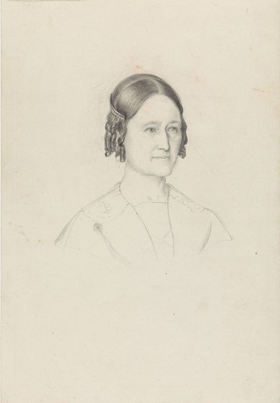 Konstnärens hustru, Johanne Tidemand av Adolph Tidemand