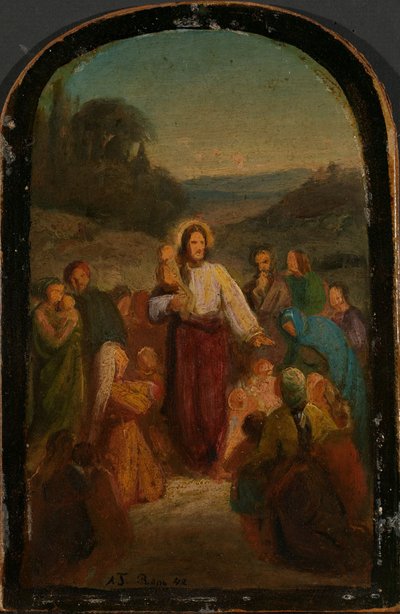 Lasst die kleinen Kinder zu mir kommen av Adolph Tidemand