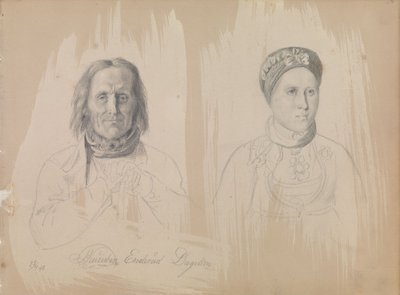 Pål Knutsen Enderud, Uvdal och en kvinna av Adolph Tidemand