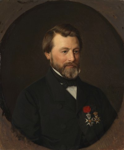 Porträtt av Emil Tidemand, konstnärens bror av Adolph Tidemand