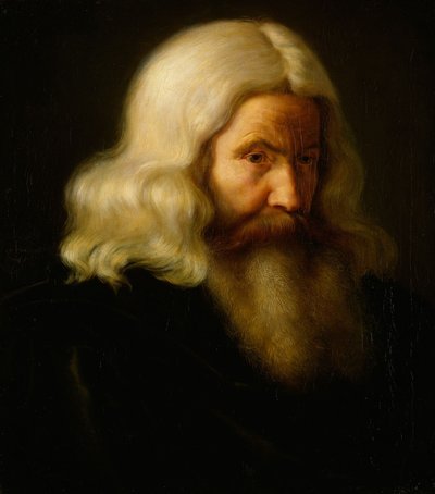 Studie av en gammal man av Adolph Tidemand