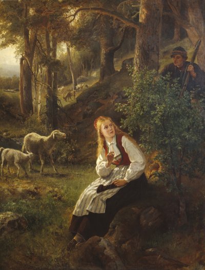 Första mötet av Adolph Tidemand