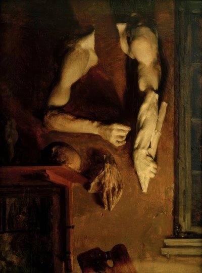 Studiovägg av Adolph Menzel