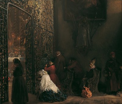 tidig mässa av Adolph Menzel