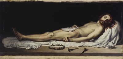 Skiss till Malakoffs kyrka: Den döde Kristus av Adolphe Henri Dubasty