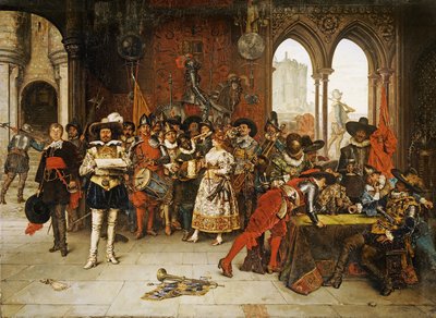 Kungens musketörer av Adolphe Alexandre Lesrel