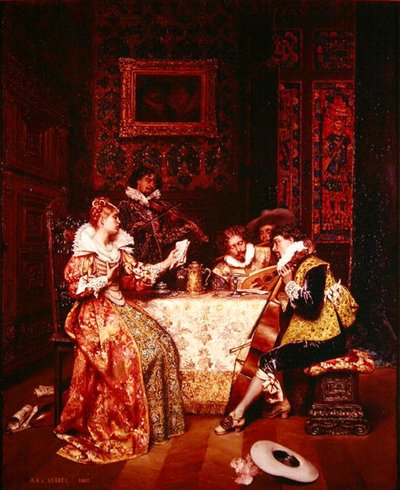 Musikfesten av Adolphe Alexandre Lesrel