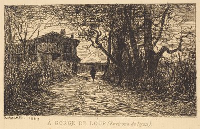 En ravin vid Loup av Adolphe Appian